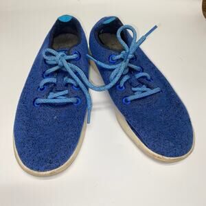 Allbirds Blue Lace-Up Wool Athletic Runners Shoes Sneakers Women's Size 9